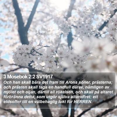 3 Mosebok 2:2 SV1917 Bible Verse Image