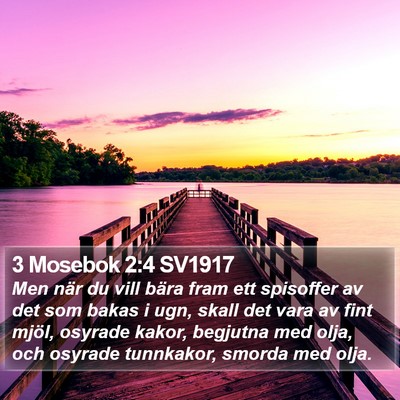 3 Mosebok 2:4 SV1917 Bible Verse Image