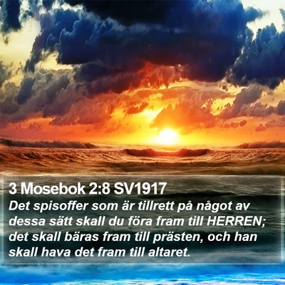 3 Mosebok 2:8 SV1917 Bible Verse Image