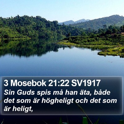 3 Mosebok 21:22 SV1917 Bible Verse Image