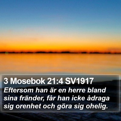 3 Mosebok 21:4 SV1917 Bible Verse Image