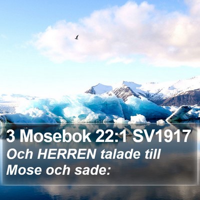 3 Mosebok 22:1 SV1917 Bible Verse Image