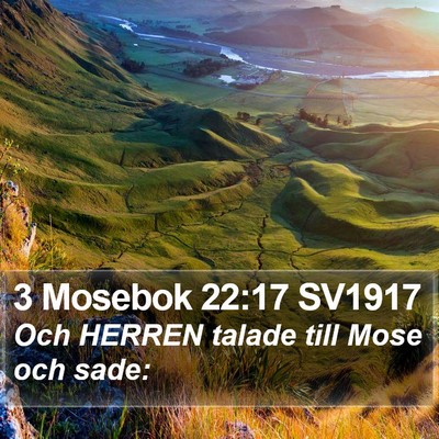 3 Mosebok 22:17 SV1917 Bible Verse Image