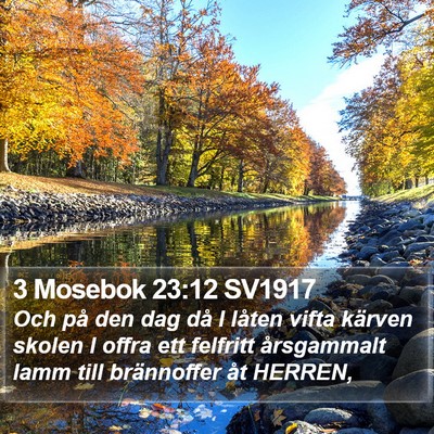 3 Mosebok 23:12 SV1917 Bible Verse Image