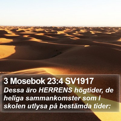 3 Mosebok 23:4 SV1917 Bible Verse Image