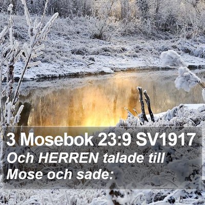 3 Mosebok 23:9 SV1917 Bible Verse Image