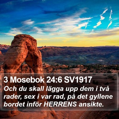 3 Mosebok 24:6 SV1917 Bible Verse Image