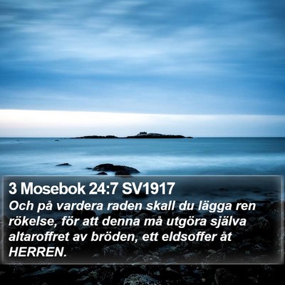 3 Mosebok 24:7 SV1917 Bible Verse Image