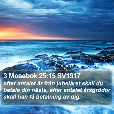 3 Mosebok 25:15 SV1917 Bible Verse Image