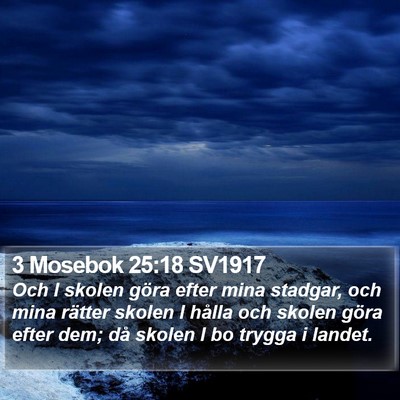 3 Mosebok 25:18 SV1917 Bible Verse Image