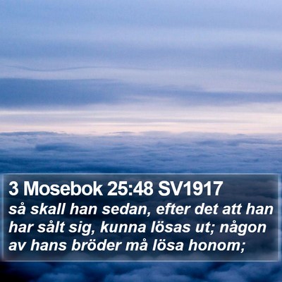 3 Mosebok 25:48 SV1917 Bible Verse Image
