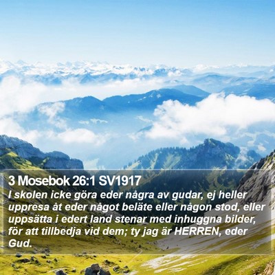 3 Mosebok 26:1 SV1917 Bible Verse Image