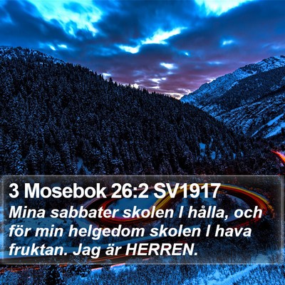 3 Mosebok 26:2 SV1917 Bible Verse Image