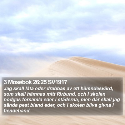 3 Mosebok 26:25 SV1917 Bible Verse Image
