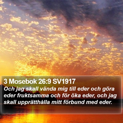 3 Mosebok 26:9 SV1917 Bible Verse Image