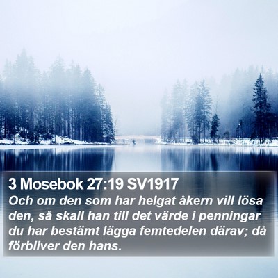 3 Mosebok 27:19 SV1917 Bible Verse Image