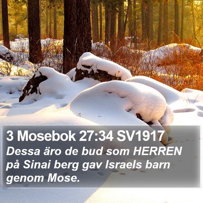 3 Mosebok 27:34 SV1917 Bible Verse Image