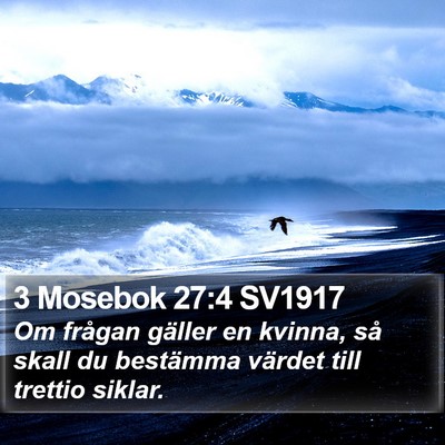 3 Mosebok 27:4 SV1917 Bible Verse Image