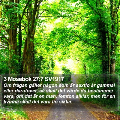 3 Mosebok 27:7 SV1917 Bible Verse Image