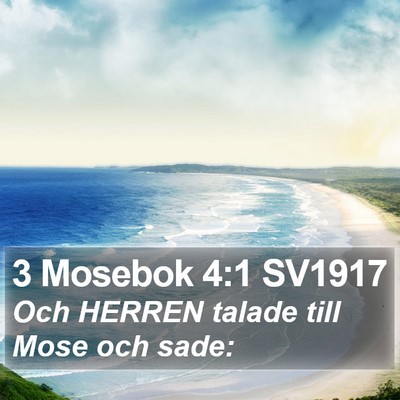 3 Mosebok 4:1 SV1917 Bible Verse Image