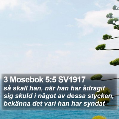 3 Mosebok 5:5 SV1917 Bible Verse Image