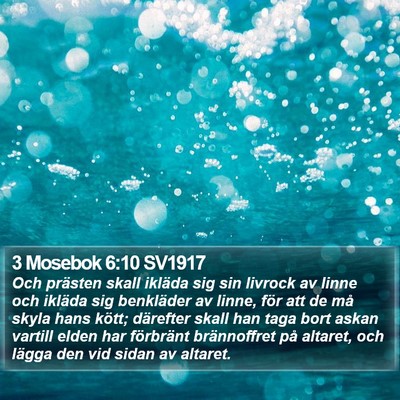 3 Mosebok 6:10 SV1917 Bible Verse Image