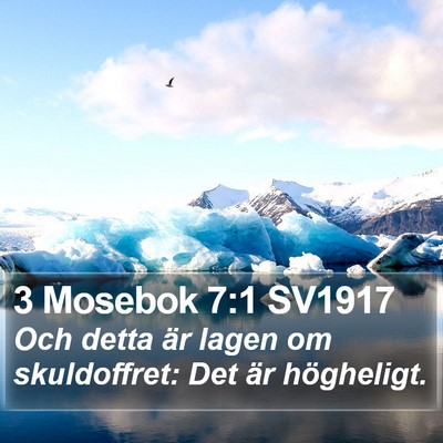 3 Mosebok 7:1 SV1917 Bible Verse Image