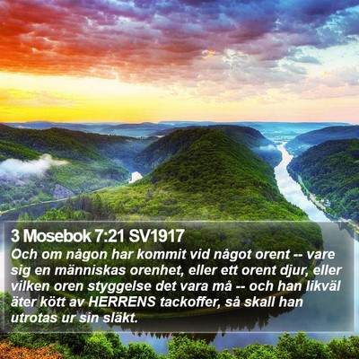 3 Mosebok 7:21 SV1917 Bible Verse Image