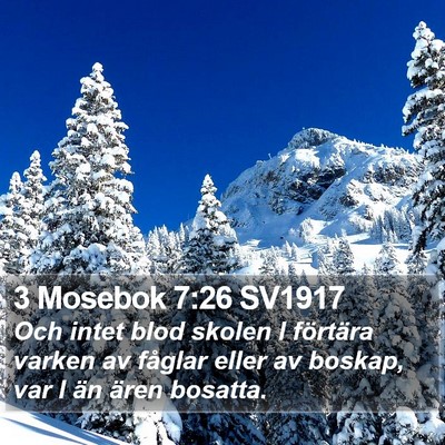 3 Mosebok 7:26 SV1917 Bible Verse Image