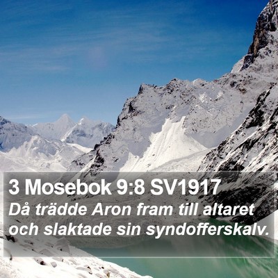 3 Mosebok 9:8 SV1917 Bible Verse Image