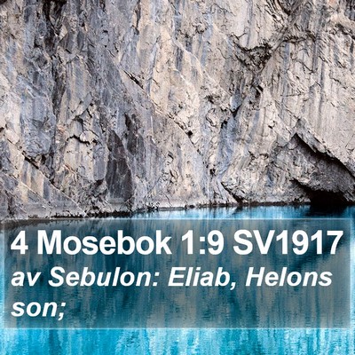 4 Mosebok 1:9 SV1917 Bible Verse Image