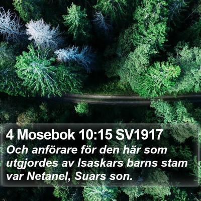 4 Mosebok 10:15 SV1917 Bible Verse Image