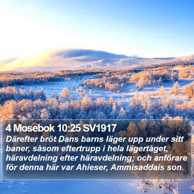 4 Mosebok 10:25 SV1917 Bible Verse Image