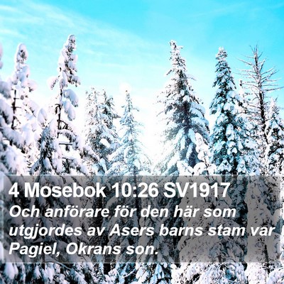 4 Mosebok 10:26 SV1917 Bible Verse Image