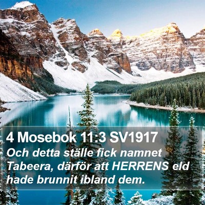 4 Mosebok 11:3 SV1917 Bible Verse Image