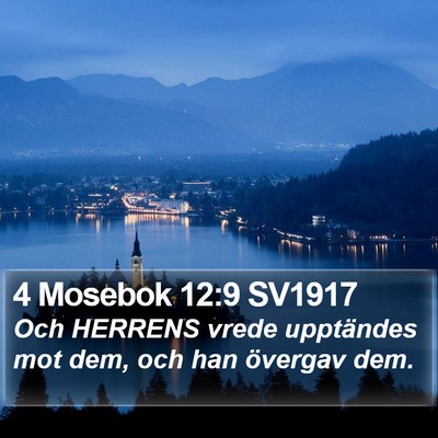 4 Mosebok 12:9 SV1917 Bible Verse Image