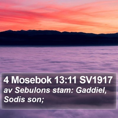 4 Mosebok 13:11 SV1917 Bible Verse Image