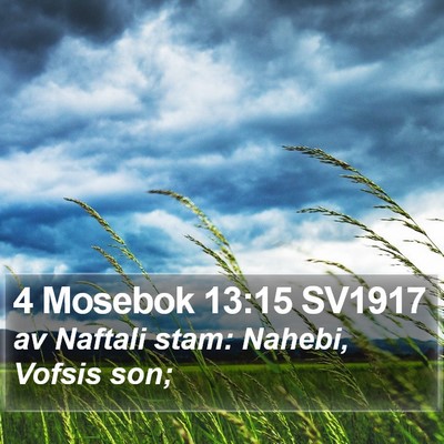 4 Mosebok 13:15 SV1917 Bible Verse Image
