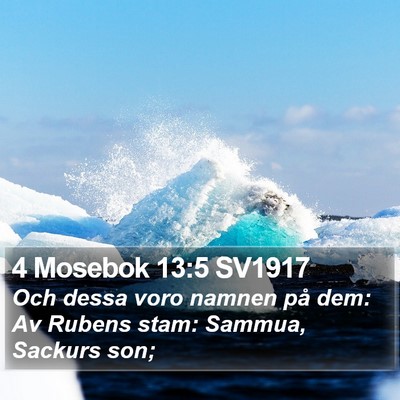 4 Mosebok 13:5 SV1917 Bible Verse Image