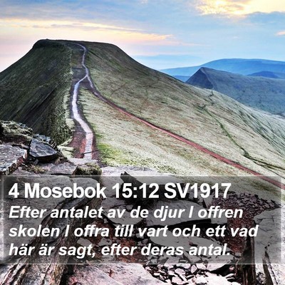 4 Mosebok 15:12 SV1917 Bible Verse Image