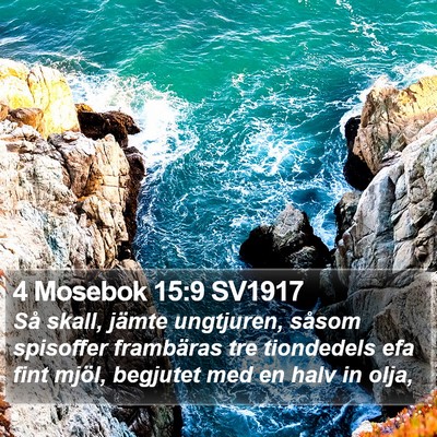 4 Mosebok 15:9 SV1917 Bible Verse Image