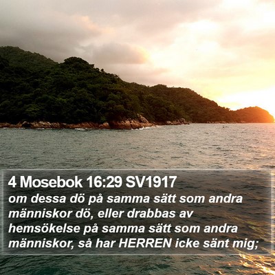 4 Mosebok 16:29 SV1917 Bible Verse Image