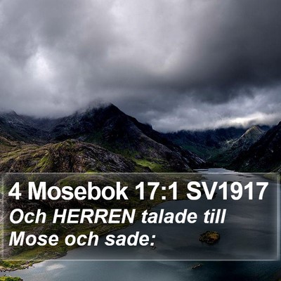 4 Mosebok 17:1 SV1917 Bible Verse Image