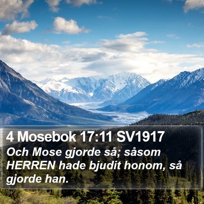 4 Mosebok 17:11 SV1917 Bible Verse Image