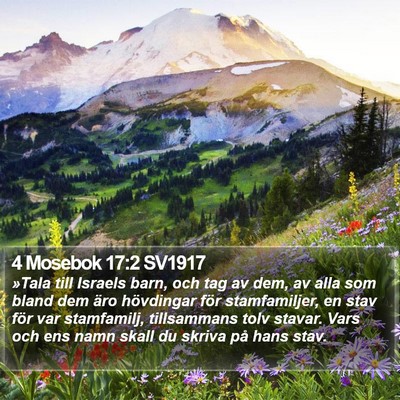 4 Mosebok 17:2 SV1917 Bible Verse Image