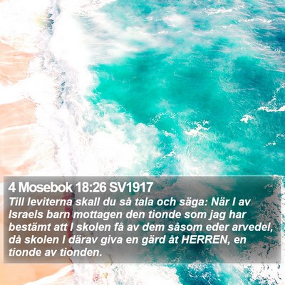 4 Mosebok 18:26 SV1917 Bible Verse Image