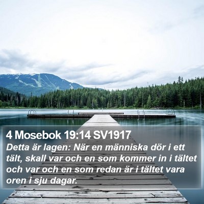 4 Mosebok 19:14 SV1917 Bible Verse Image