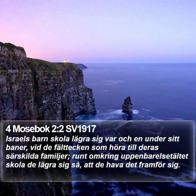 4 Mosebok 2:2 SV1917 Bible Verse Image