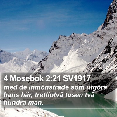 4 Mosebok 2:21 SV1917 Bible Verse Image