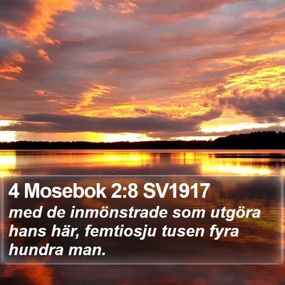 4 Mosebok 2:8 SV1917 Bible Verse Image